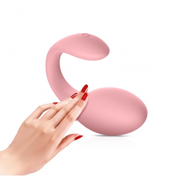 WOWYES - V8 Pink Swan Invisible Dual-Vibrating Wearables With Wireless Remote